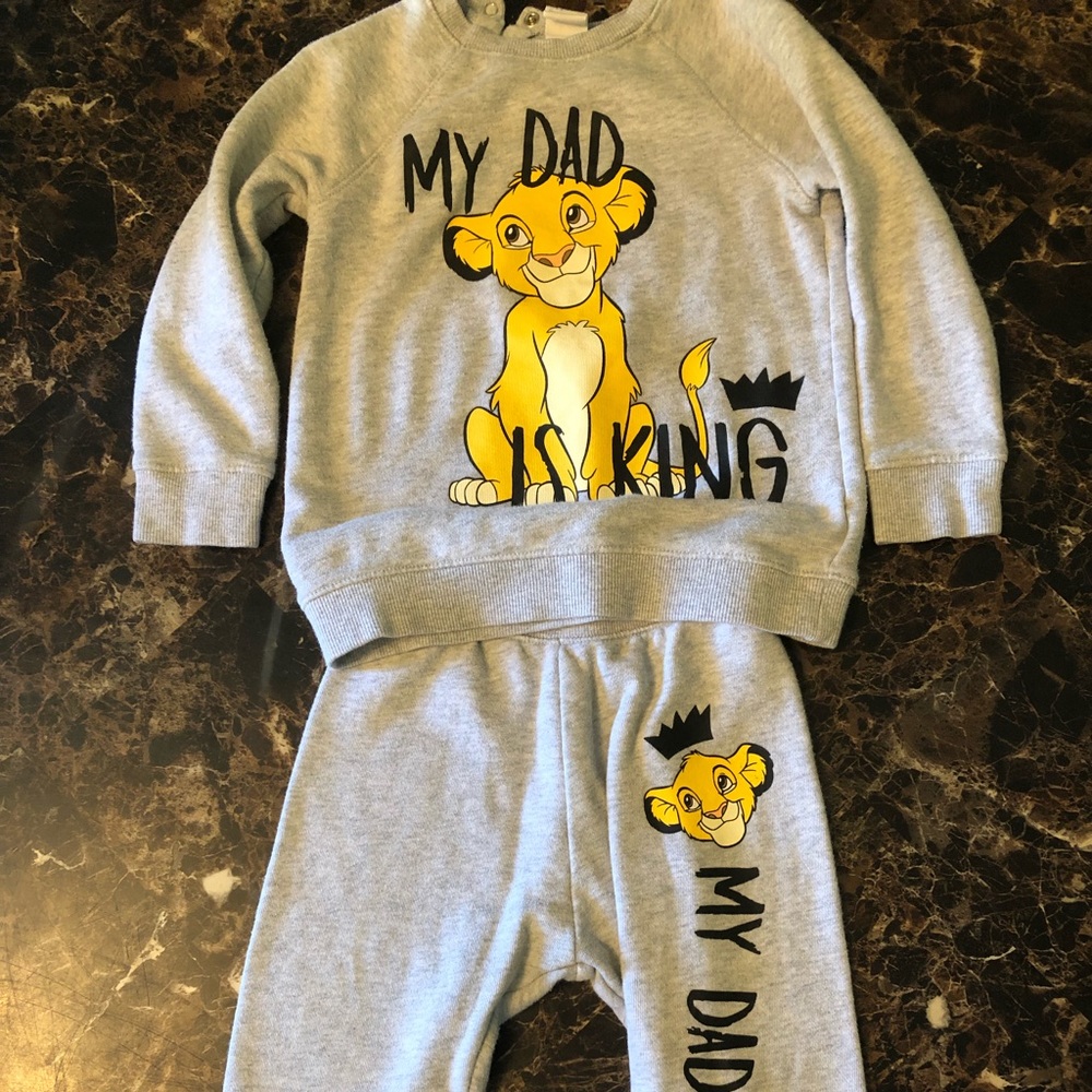 H&M Toddler Boy Lion King Set size (2-3yrs)